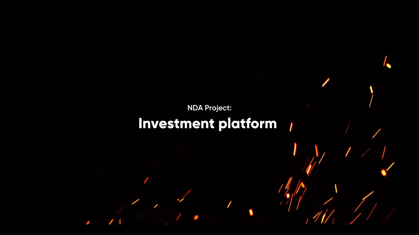 Investment platform project